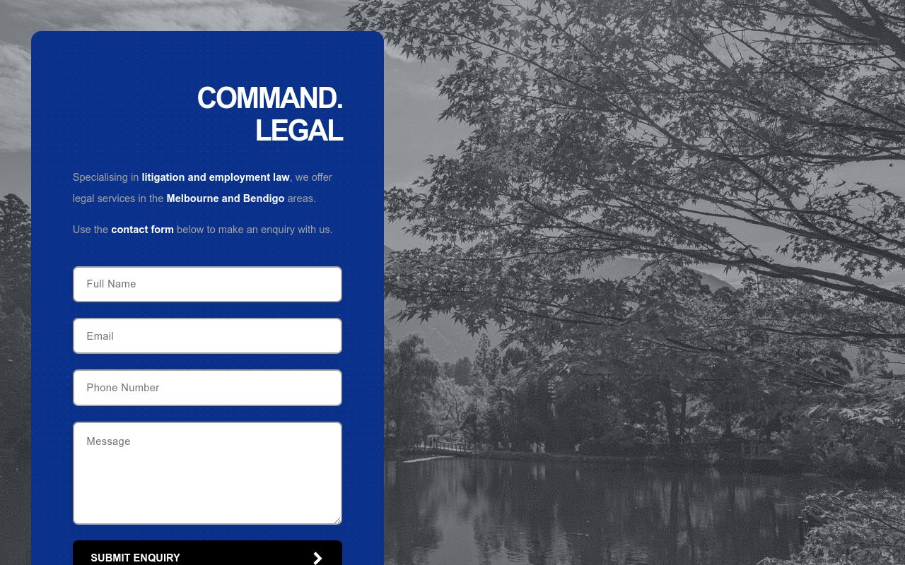 Command Line Chevron Command Legal